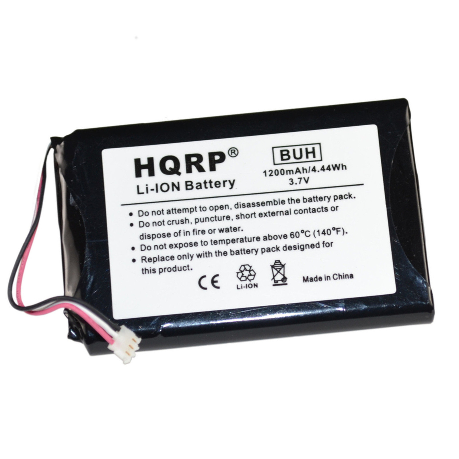 HQRP Battery for Garmin Nuvi 2460, 2460LMT, 2475, 2495, 2495LT, 2555, 2555LMT