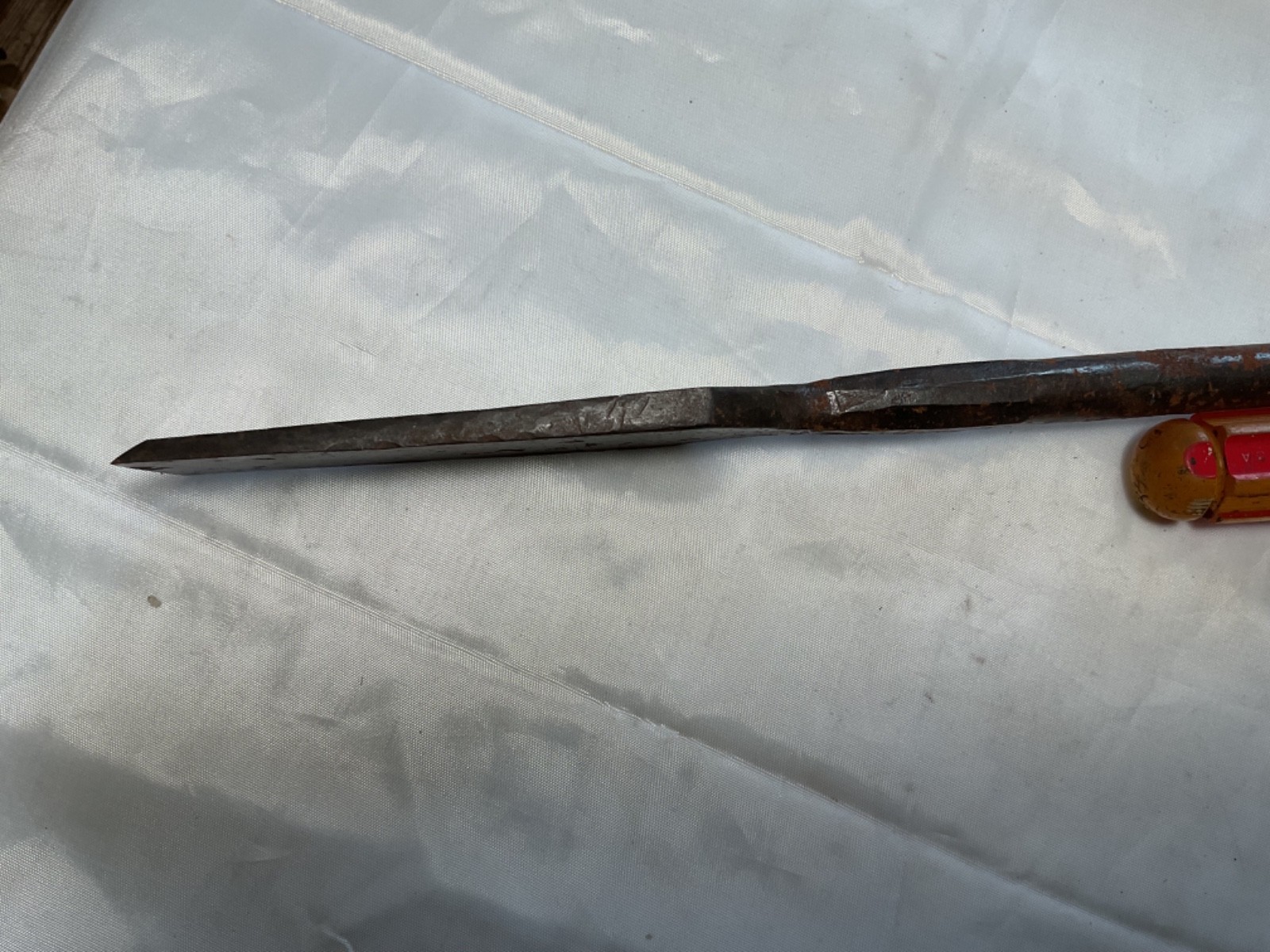 Early antique Buck Brothers 2” wide slick all steel Woodworking Chisel