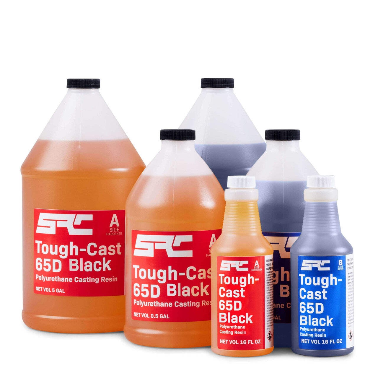 SPRESIN Tough-Cast 65D Black – Polyurethane Resin for Strong Molded Parts