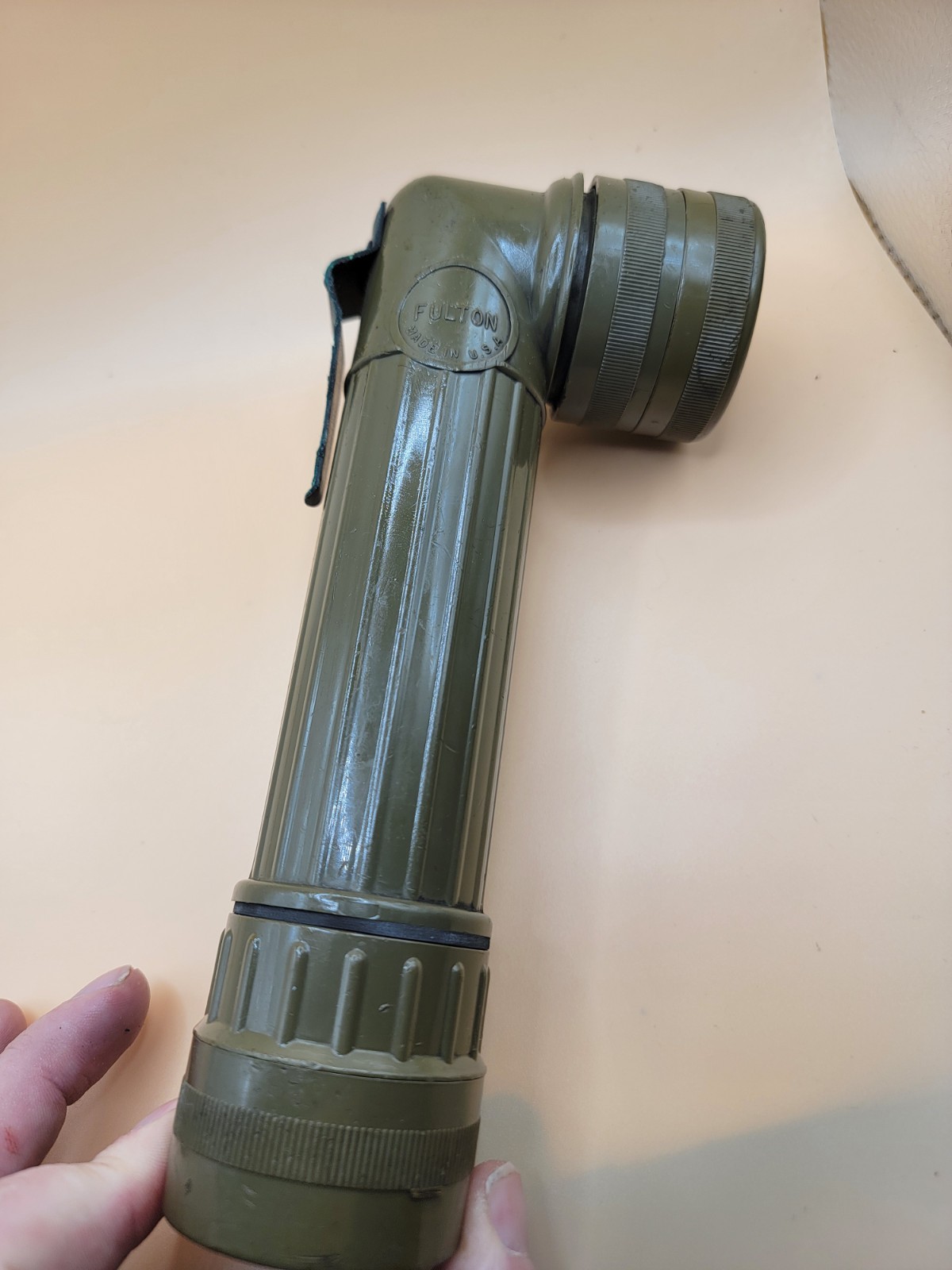 US Army USMC Military Fulton MX-991/U Right Angle Flashlight