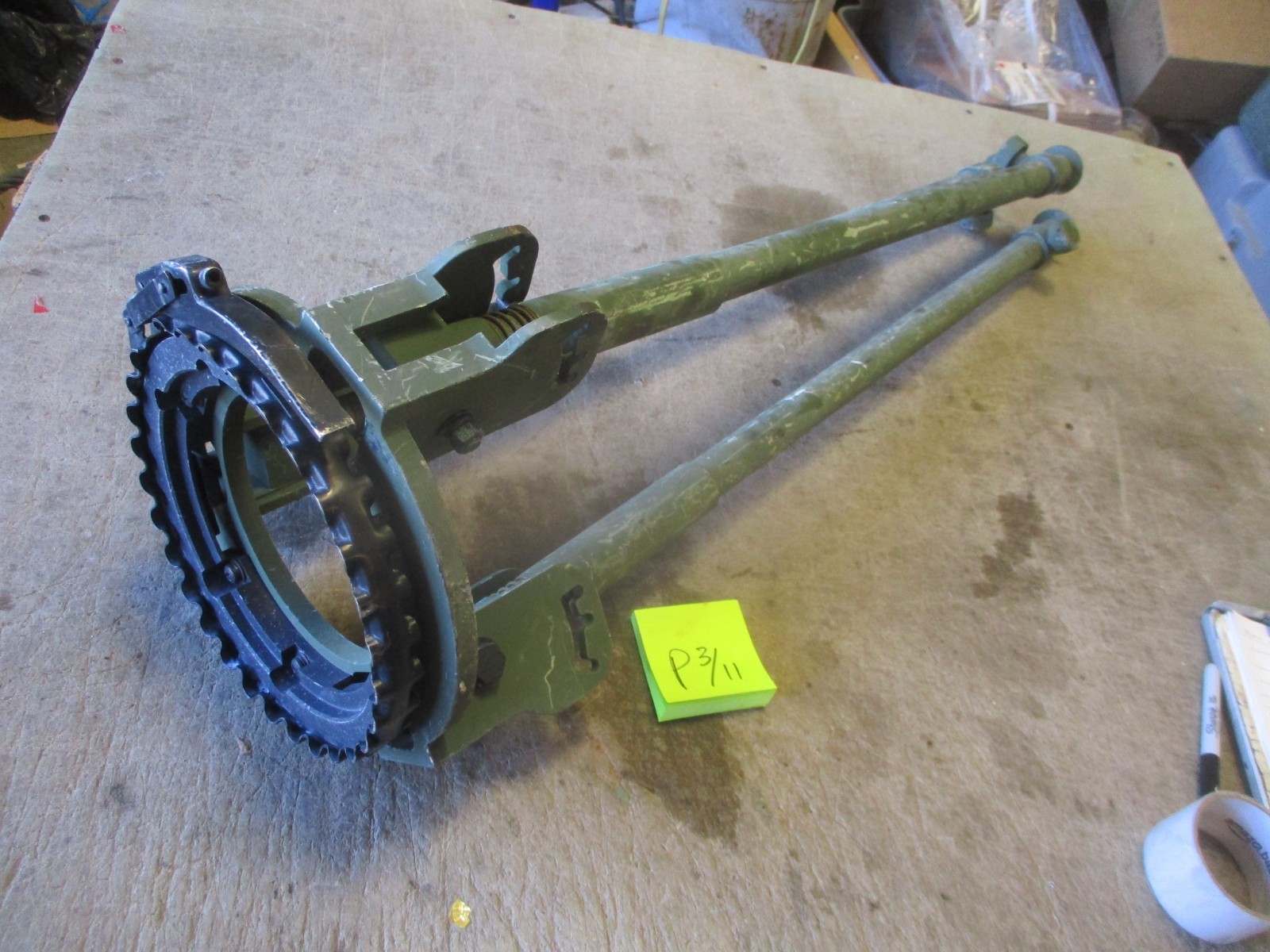 Nice Used Aluminum Tripod w/TOW Missile Viewer Clamp, HMMWV Accy