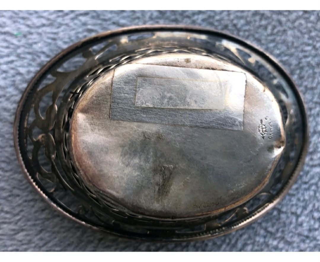 vtg Sterling Silver Wedster Mini Nut Bowl /Basket/ Pin Cushion 13g- B5-READ