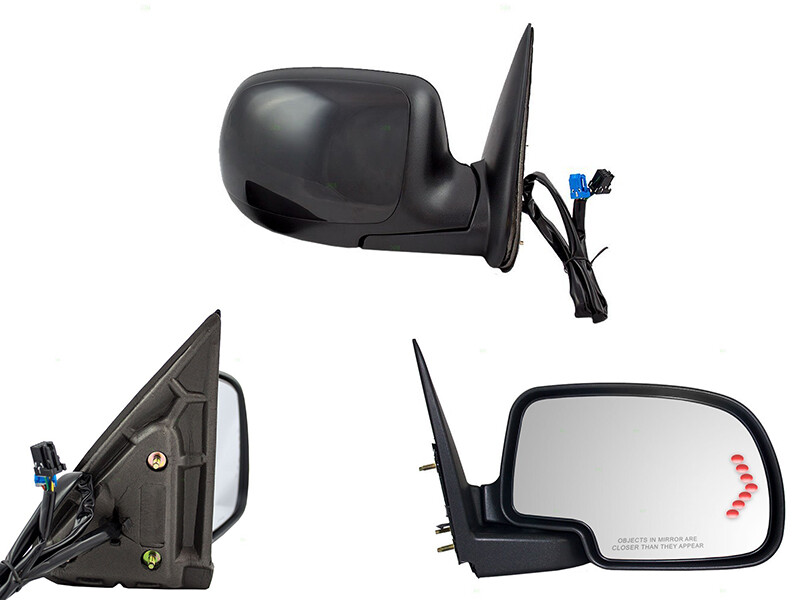 For 2003-2007 GM Pickup Truck Mirror Power Folding Signal Puddle Passenger Side