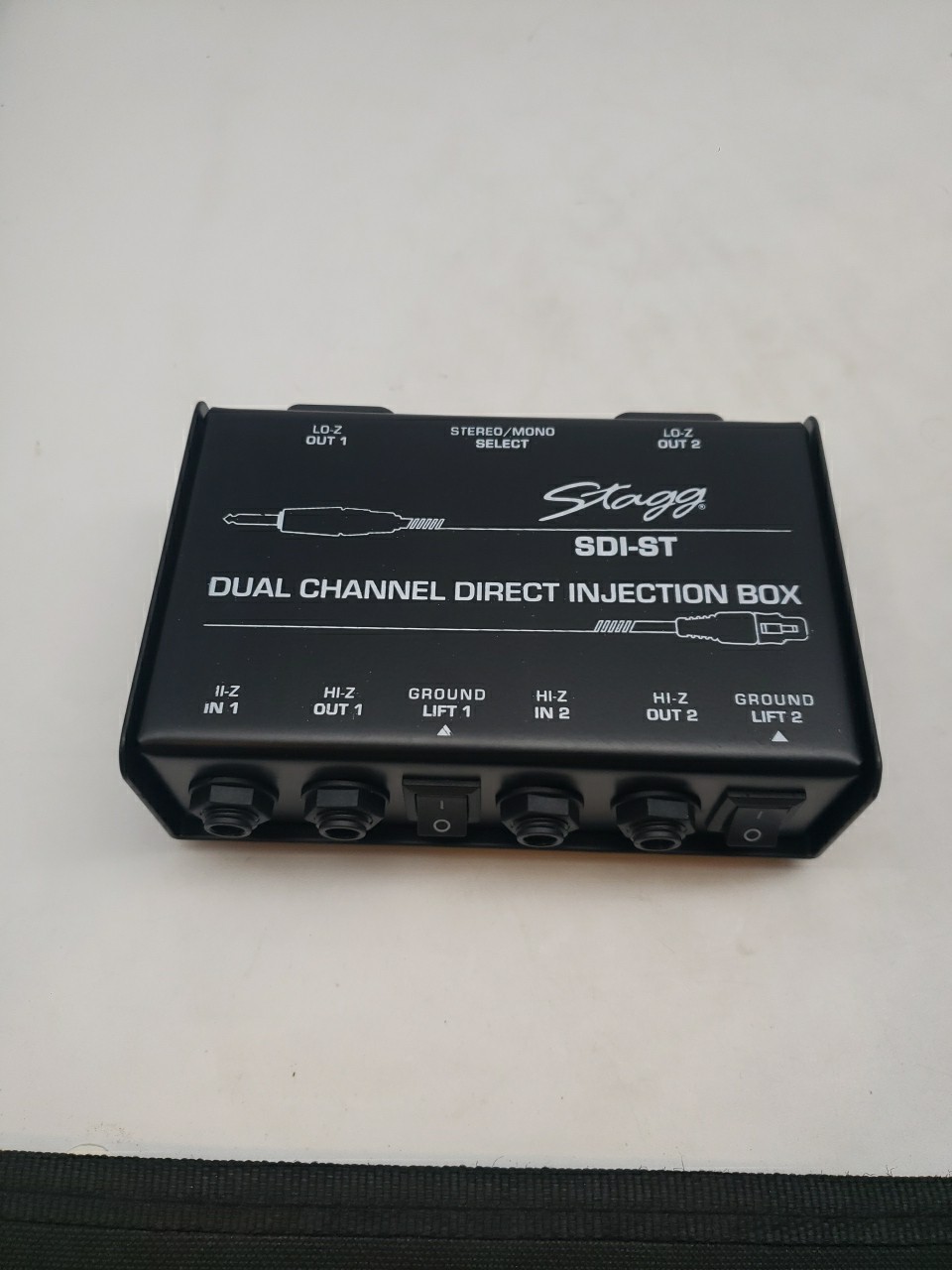 NIP Stagg SDI-ST Dual Channel Direct Injection DI Box With Stereo / Mono Switch