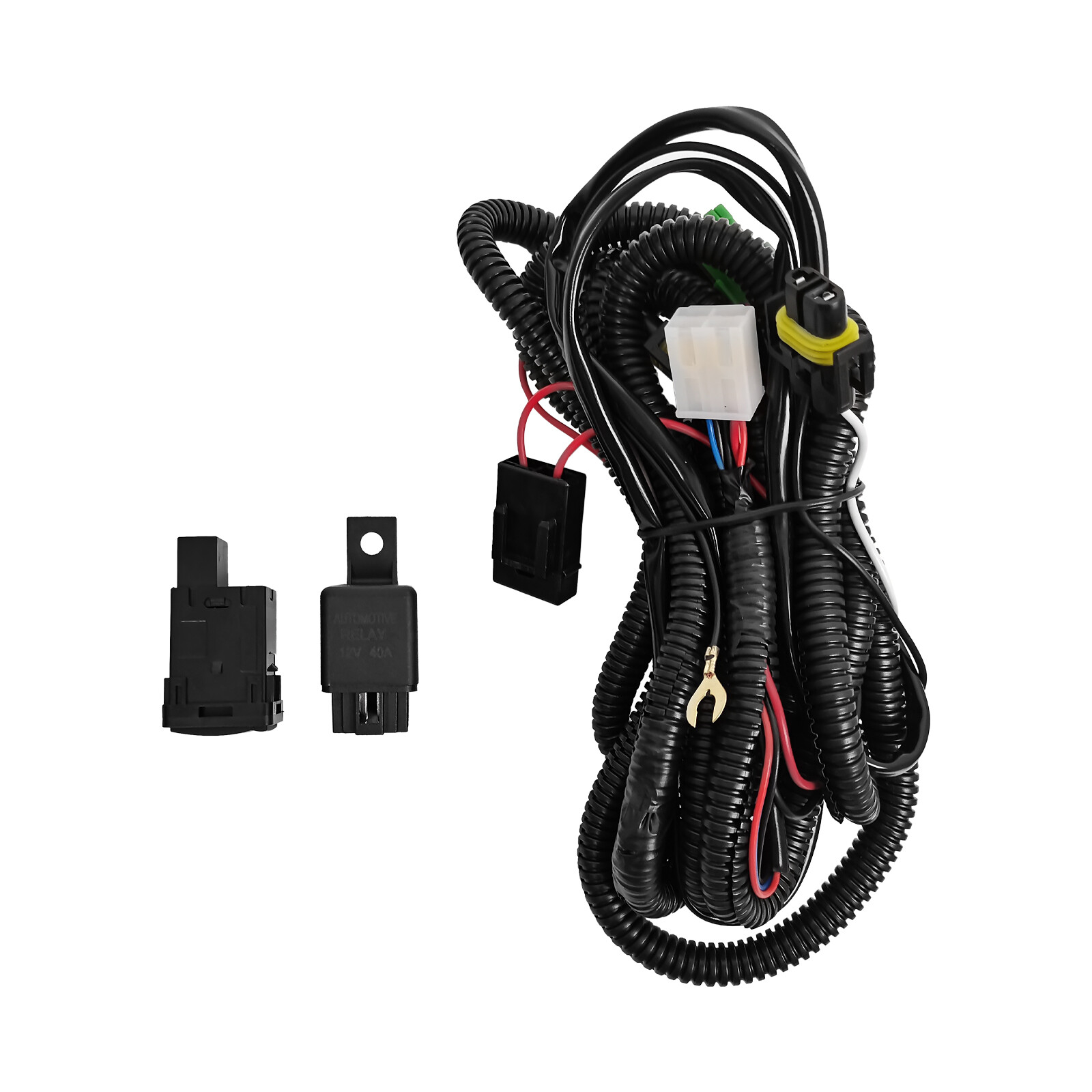 For 2016 17 2018 2019 Nissan Sentra Bumper Fog Lights Fog Lamp Wiring Switch Kit