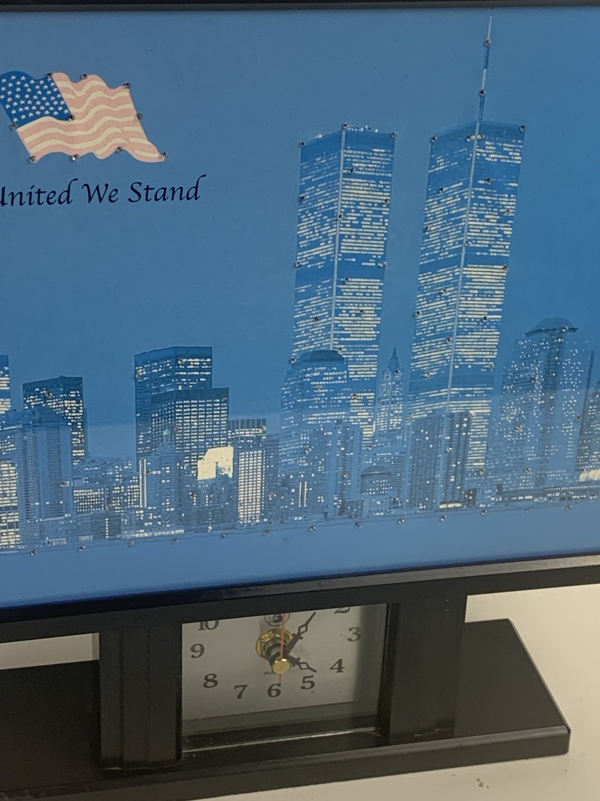 New York Twin Towers Midtown Color Changing Lighted Landscape *READ*