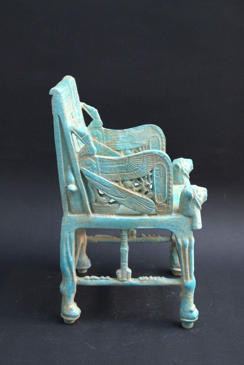 RARE ANCIENT EGYPTIAN ANTIQUITIES Chair Throne for Pharaonic King Tutankhamun BC