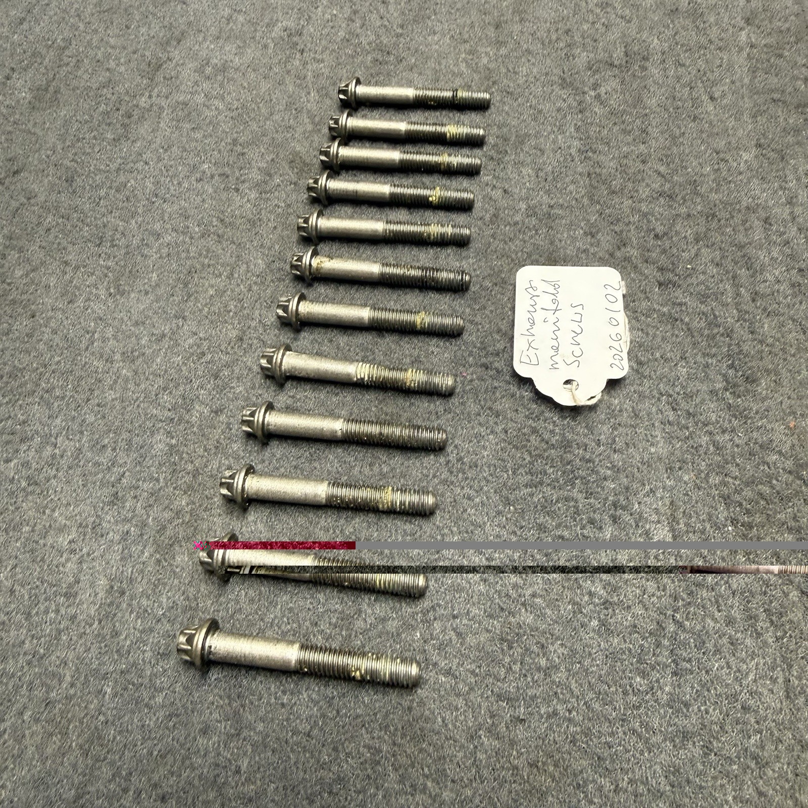 Seadoo RXP GTX RXT GTI Challenger Speedster Exhaust Manifold bolt set 420641198