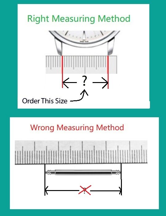 4 pcs Watch Spring Bar Pins Watchband Stainless Steel -Diameter 1.5mm or 1.8mm