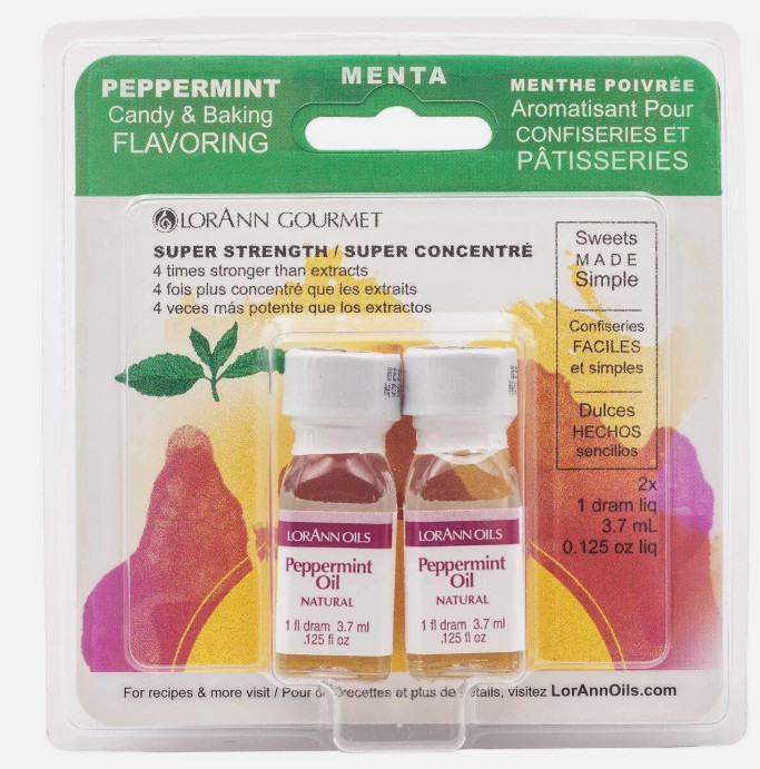 LorAnn Peppermint Oil Natural 1 dram 0.125 oz (2 Pack)