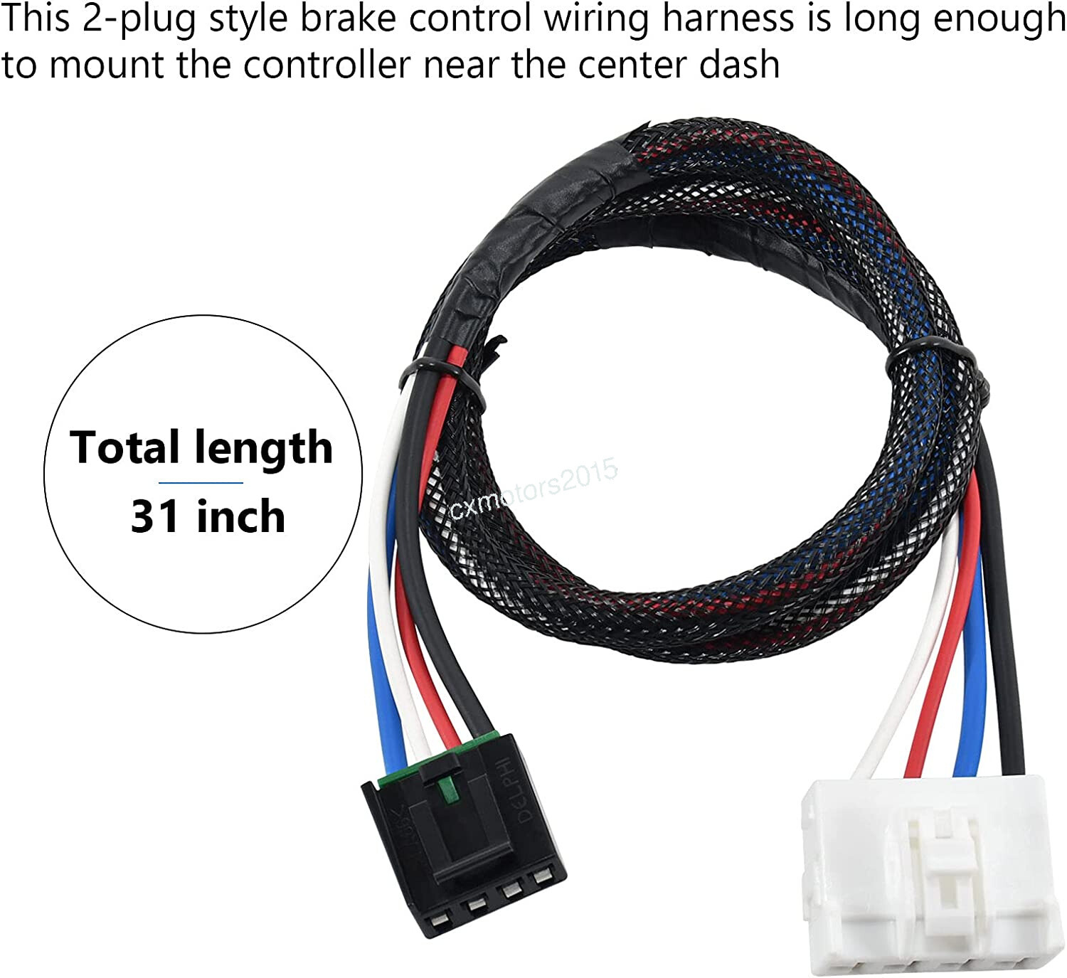 For Dodge Ram 1500 2500 1995-2009 Trailer Brake Control Adapter Wiring Harness