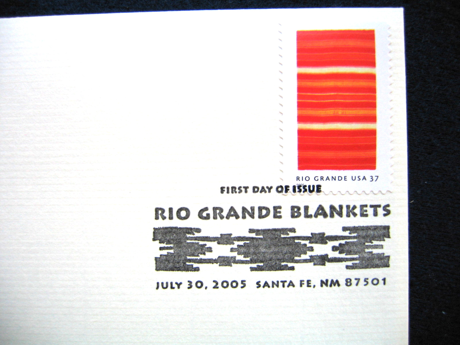 2005 Rio Grande Blankets Five Band Style Replica Gold Golden Cover Stamp
