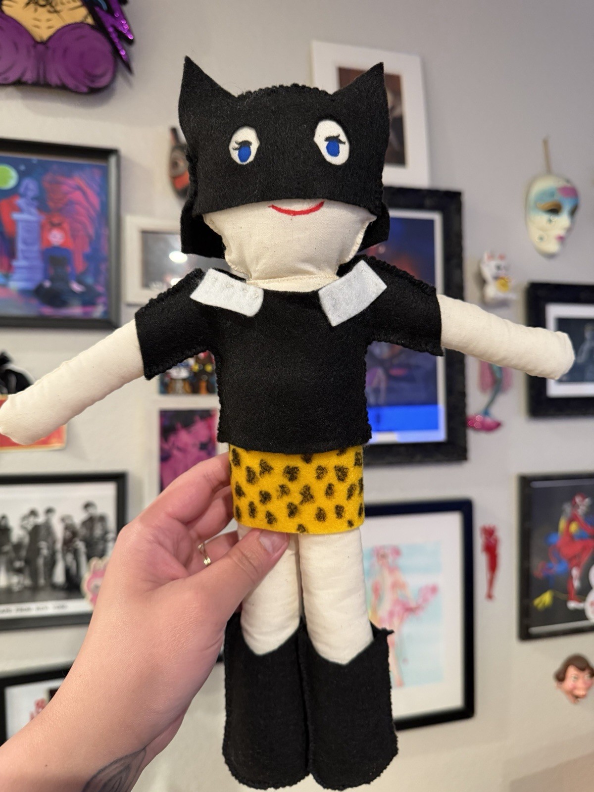 Enid From Ghost World Handmade Raggedy Ann Style Doll 14” Inches