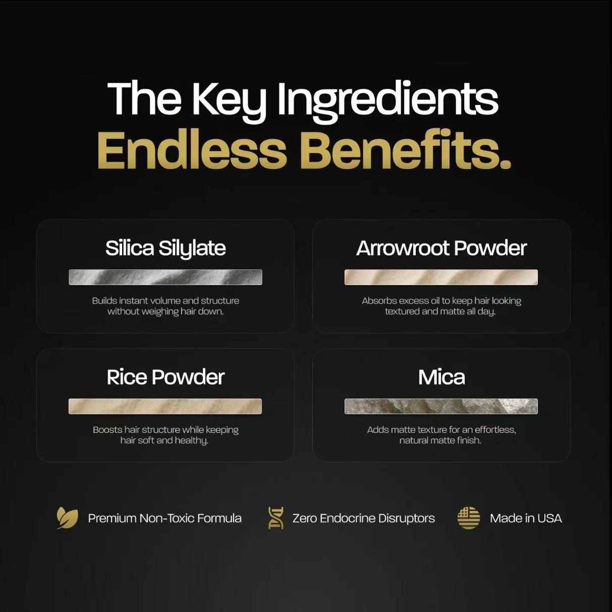 BASED Hair Texture Powder | Instant Volume & Texture | Lightweight, Matte Finish