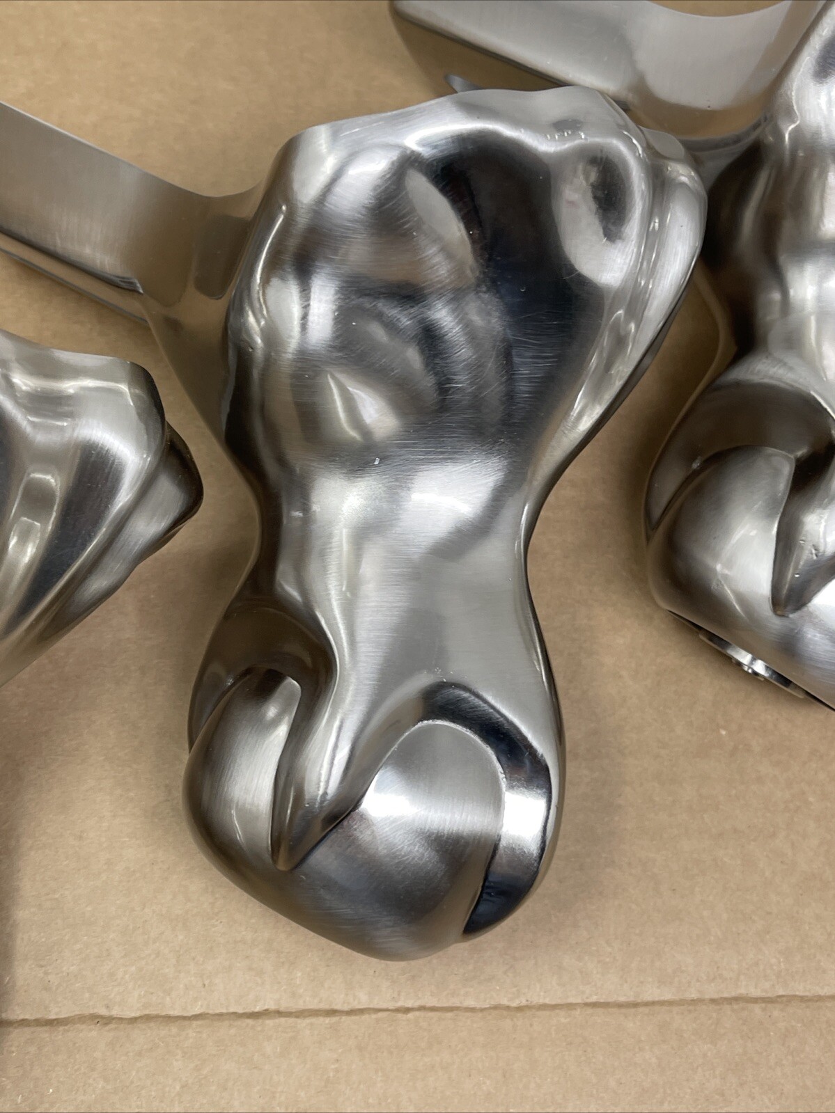 Pelham & White Clawfoot Claw Foot Bathtub Tub Feet, Brushed Nickel, Set Of (4)