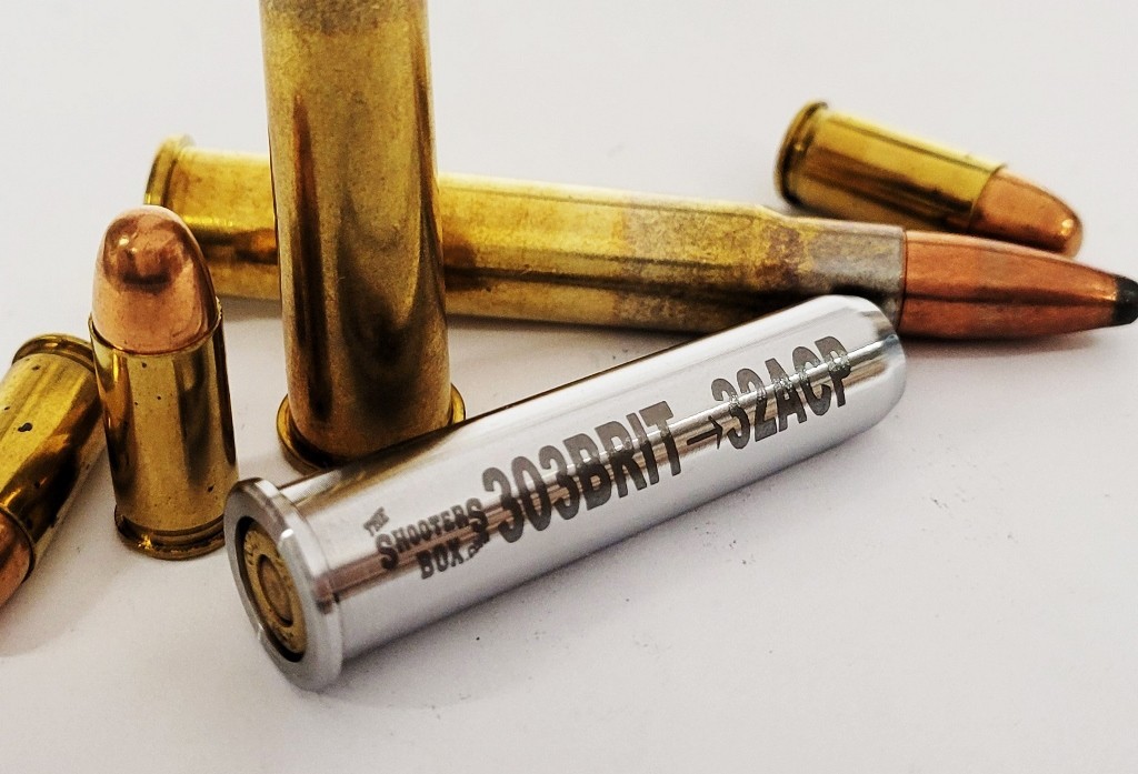 303 British to 32ACP Rifle Adapter - Chamber Reducer - Free Case & Ship!