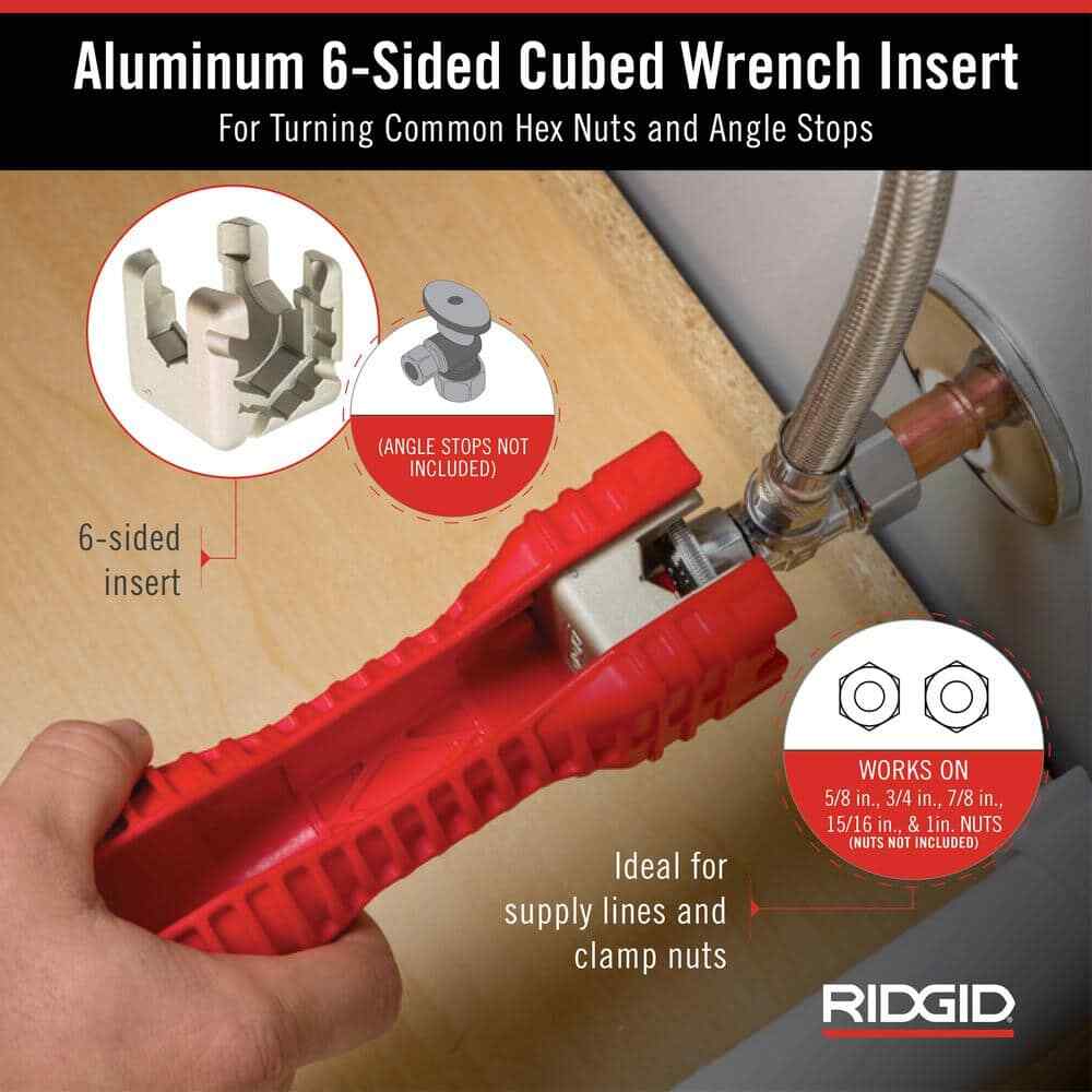 RIDGID EZ Change Plumbing Wrench Faucet Installation and Removal Tool