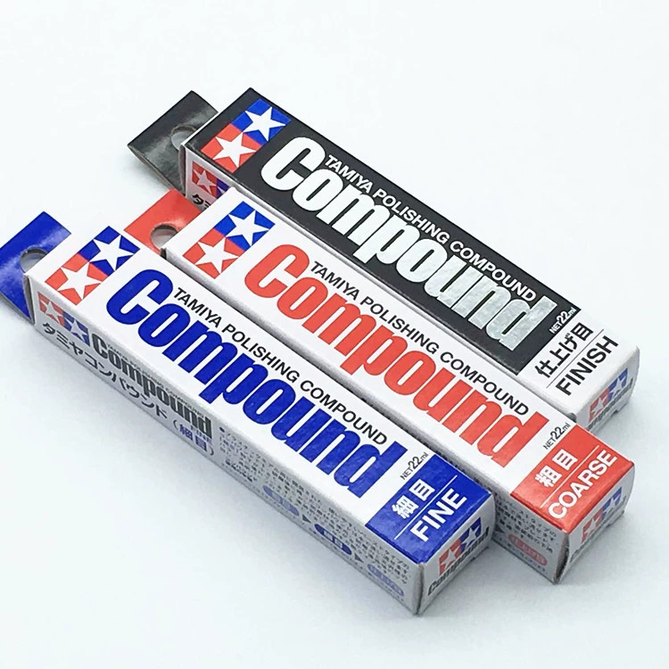 Tamiya Sanding Polishing Compound 87068/87069/87070 (22ml) - Multiple Options