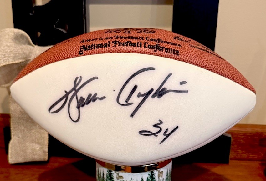 Walter Payton Signed Wilson Football. Beautiful. Guaranteed Original