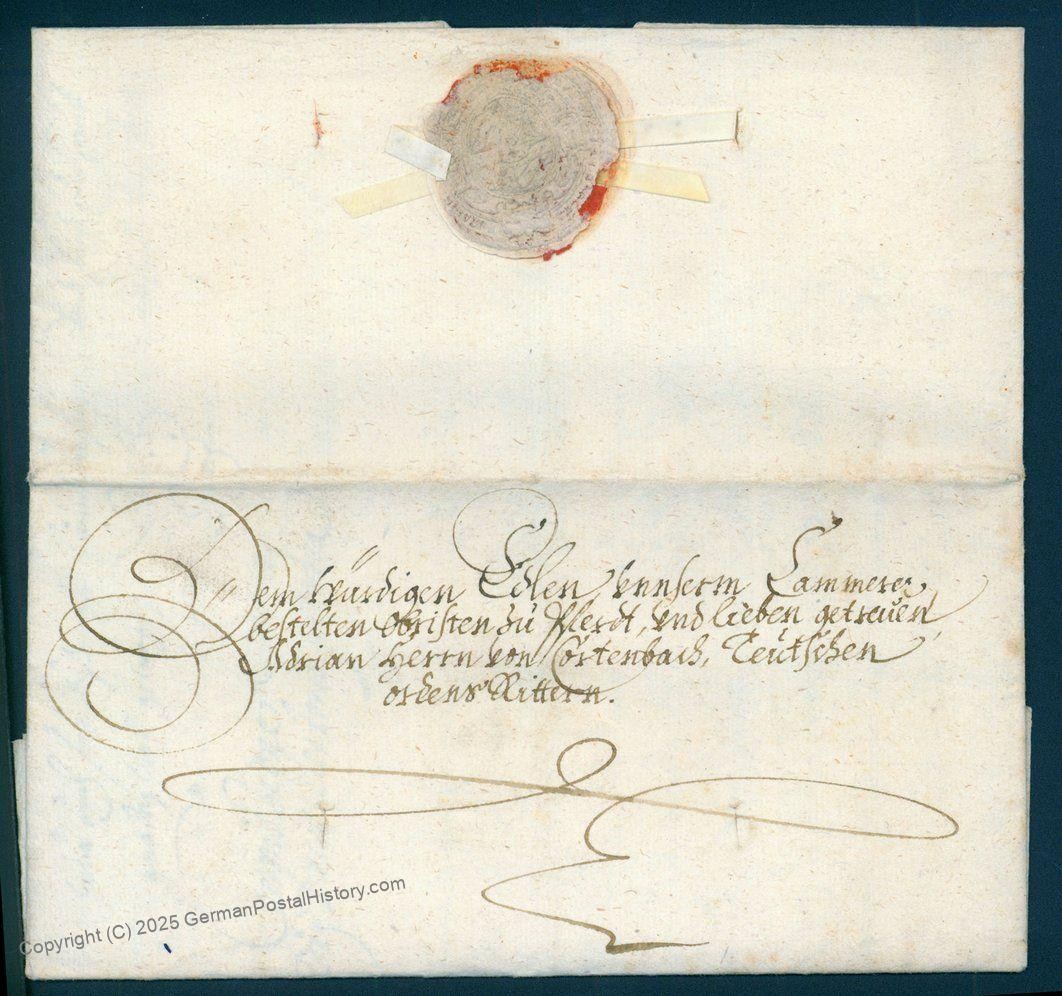 Bavaria 1628 Maximilian I Duke Imperial Elector 30 Years War Secretarial L 92046