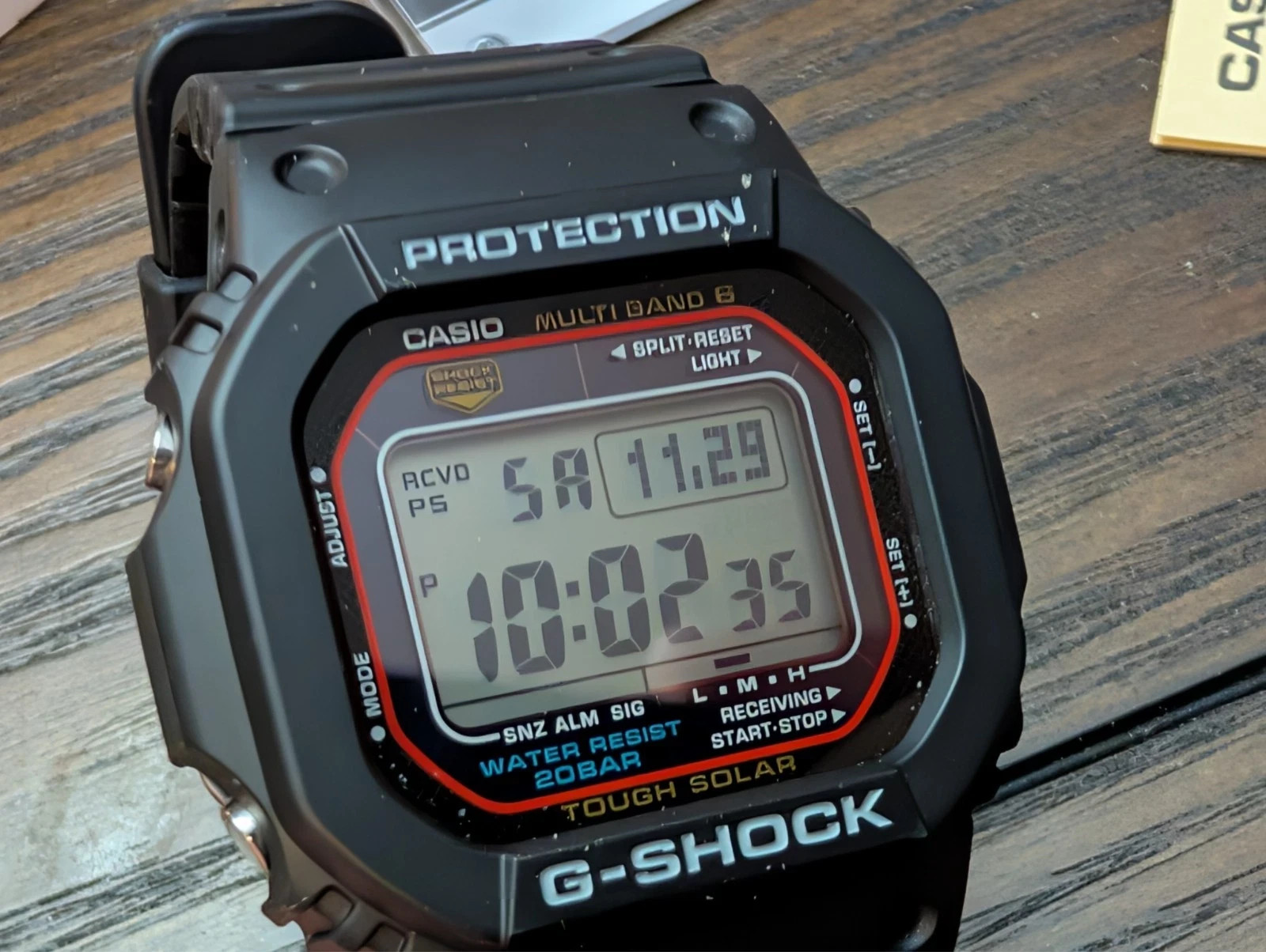 Casio G-Shock GW-M5610U Tough Solar Men's Watch Atomic Multiband 6 GW-M5610U-1