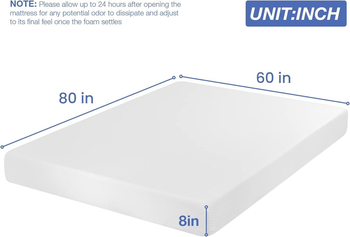 Gel Memory Foam Medium-Firm Mattress for Pressure Relief &Soundly Sleep Mattress