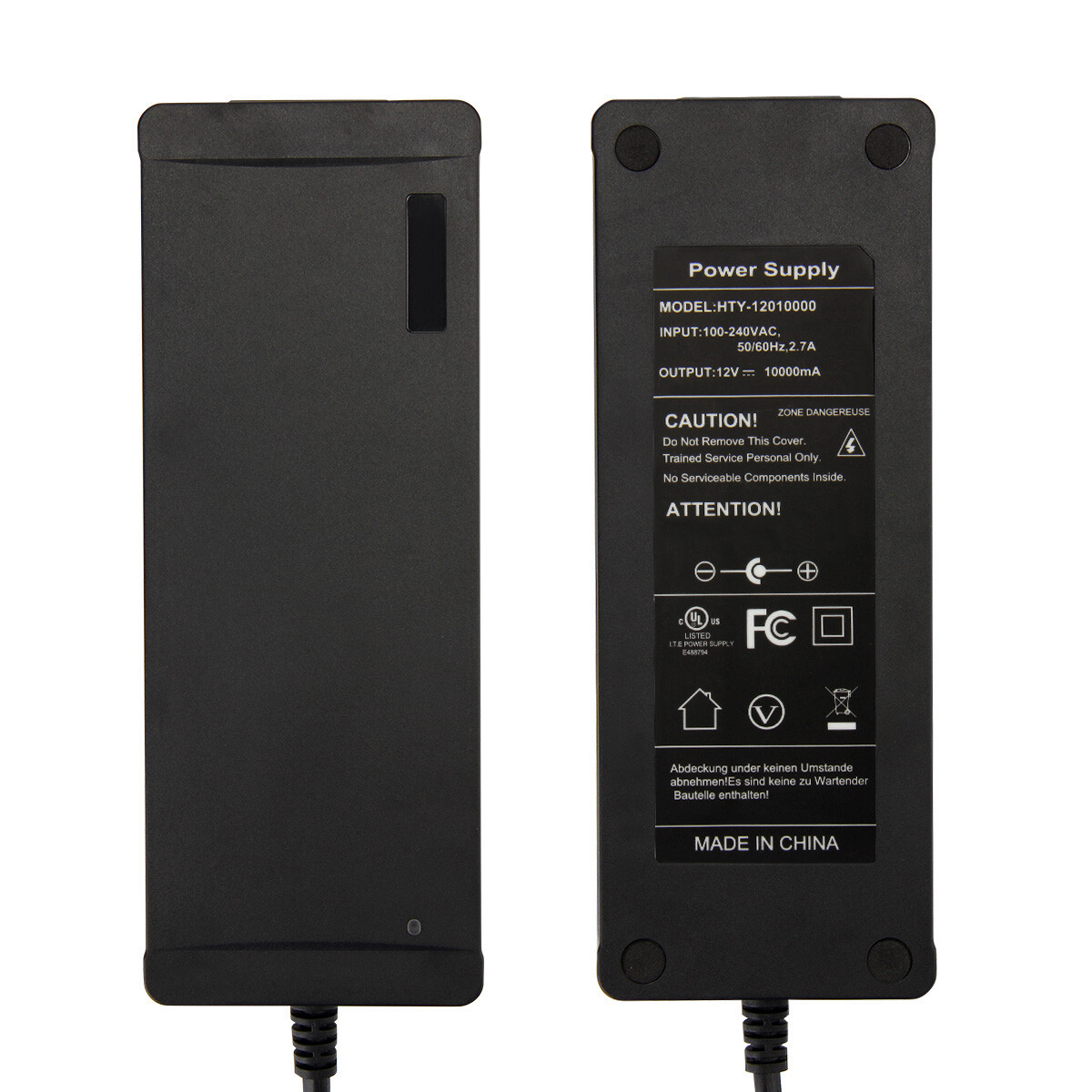 AC/DC 12V 10A 120W Hight Power Supply Adapter For 3528 5050 SMD LED Strip Lights