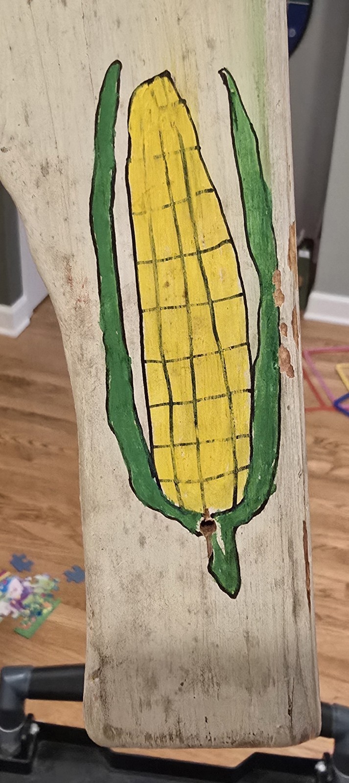 HOPI HEADDRESS TABLITA ORIGINAL PAINT WOOD LEATHER FEATHER SW ART EARLY CARVING