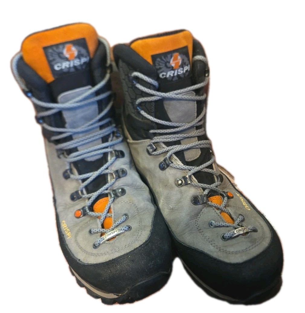 Crispi Laponia ll GTX  Mens 11.5 Grey Black Orange Gore-Tex Hiking