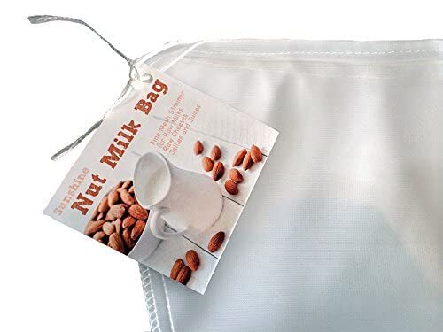 2 Pack! Karma Kitchen Nut Milk Bags EXTRA LARGE 14"x12" XL Large Fine Nylon