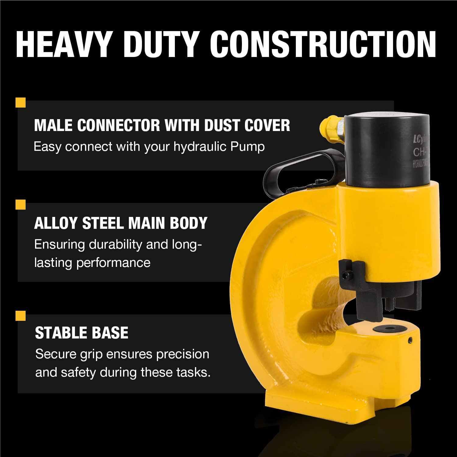 35T Hydraulic Hole Punching Tool CH-70 for Iron Plate Copper Bar Aluminum