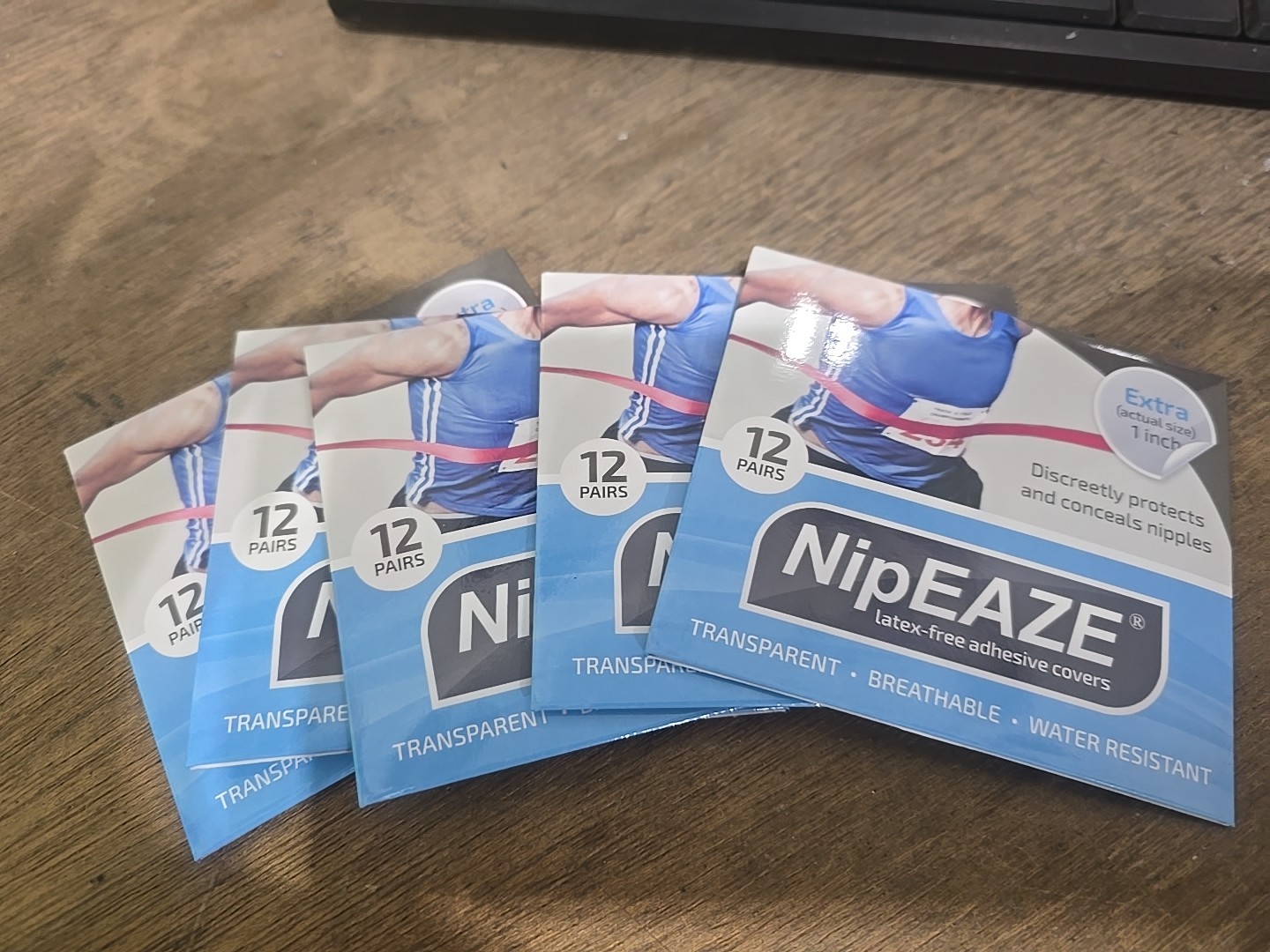 NipEaze - Value Pack - The Original Sports Nipple Cover - 60pairs 1.0inch
