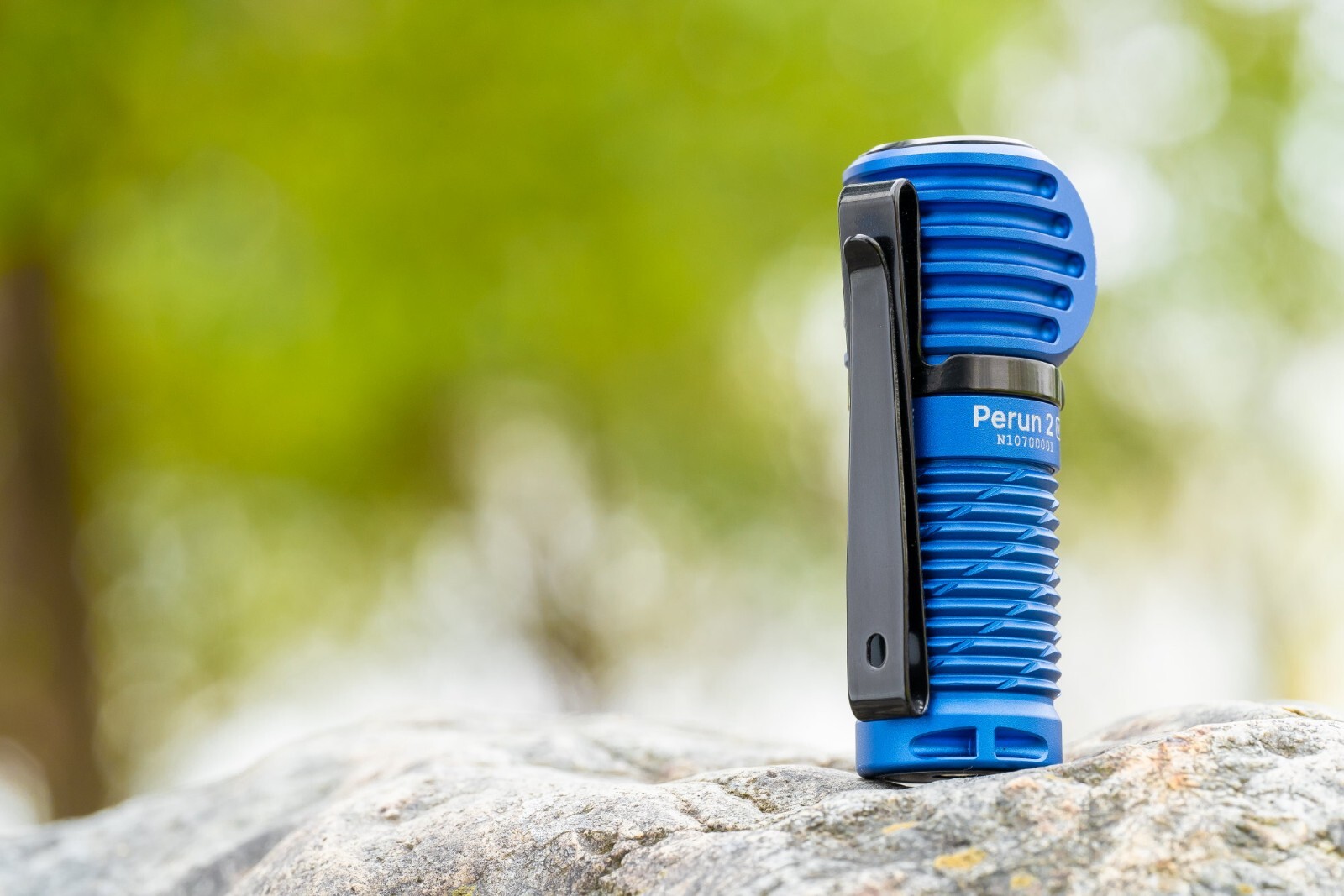 Olight Perun 2 Mini Blue LED Rechargeable Headlamp, 1100 Lumens, Cool White