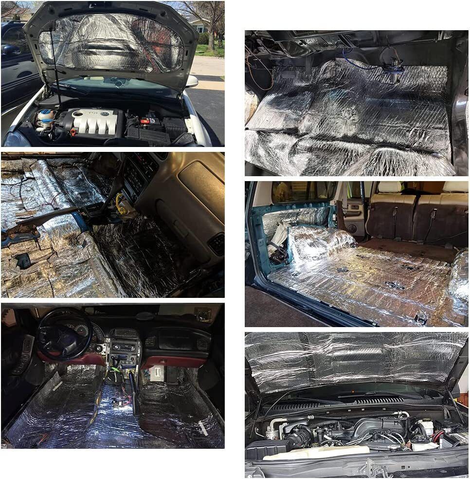 36sqft Sound Deadener Car Insulation Automotive Heat Shield Self-adhesive Mat