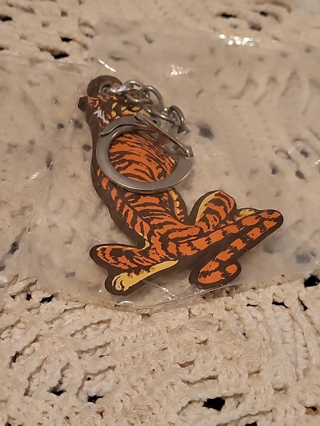 Vtg Esso Exxon Tiger in your Tank Keychains Advertising Sealed New Old Stock