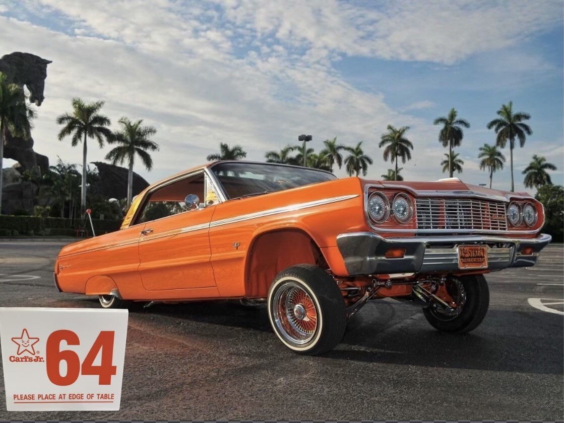 Classic Carls Jr Table Tent Number 50 thru 99