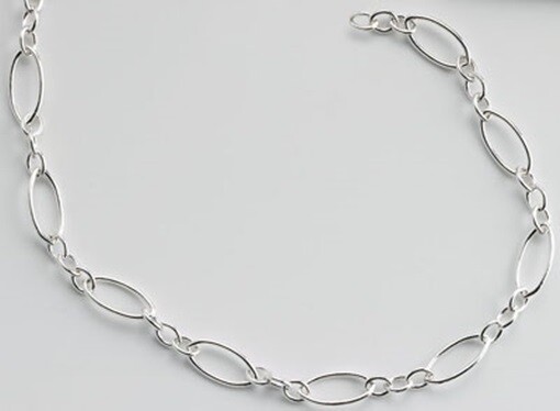 Sterling Silver Long and Short Chain 3.6mm Oval Various Lengths 925 Quality