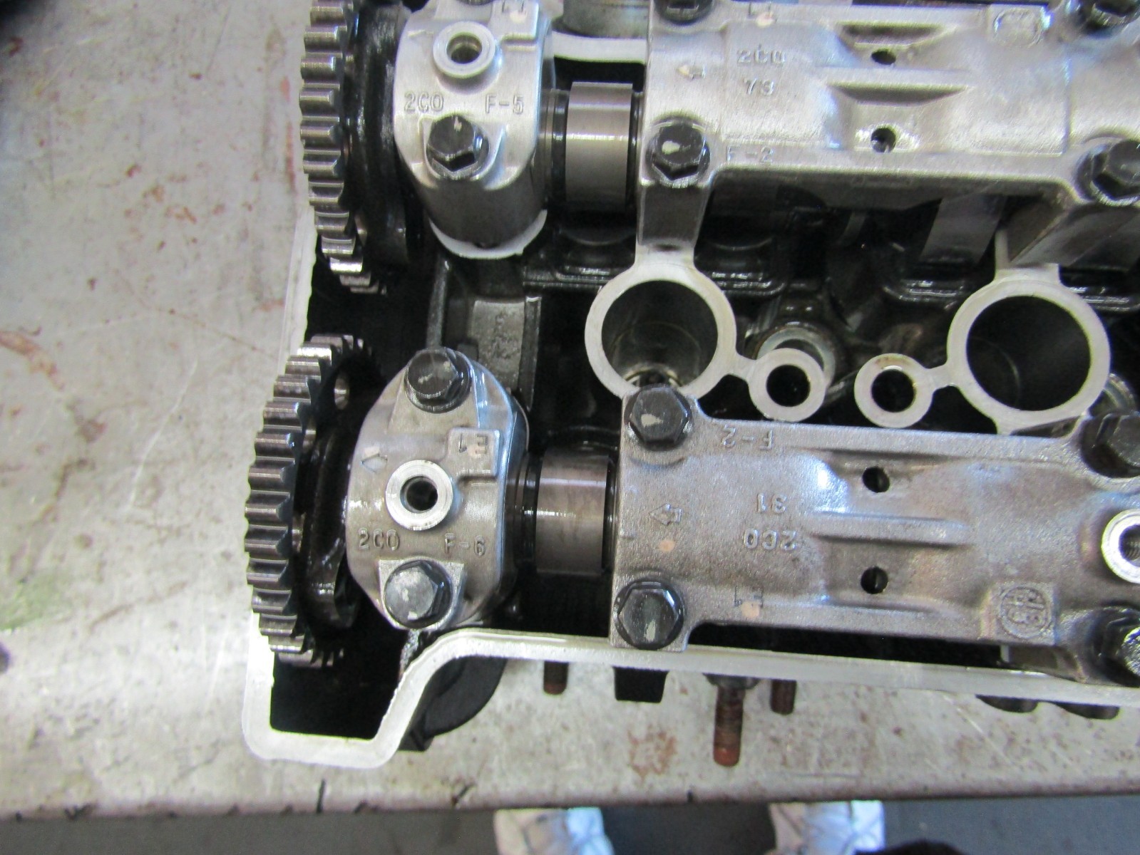 2006-2007 Yamaha YZF R6 Engine Cylinder Head Valves Camshaft Top End