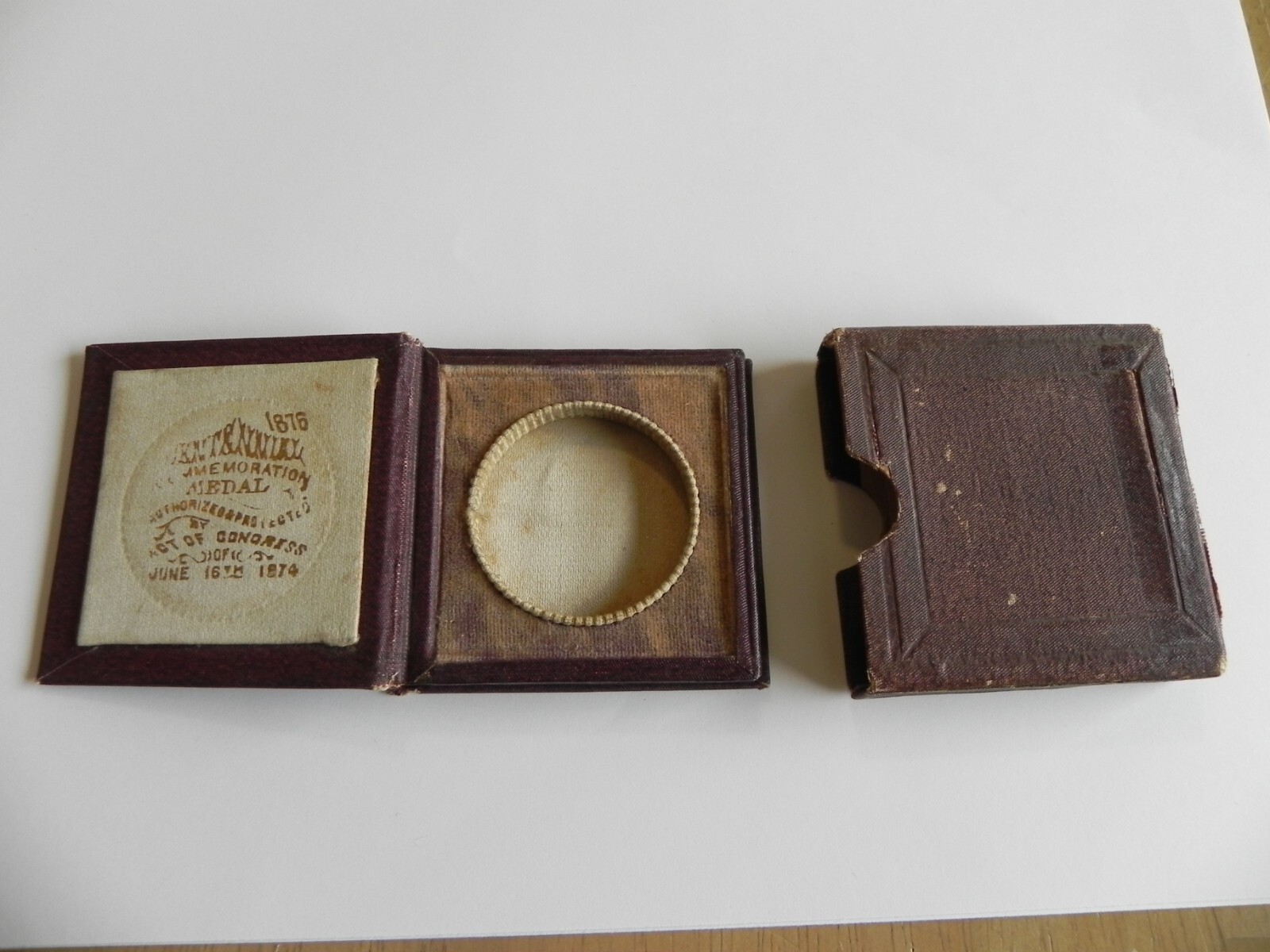 1876 PA HK-20 SO-CALLED DOLLAR OFFICIAL MEDAL U.S. CENTENNIAL EXPO PCGS MS63