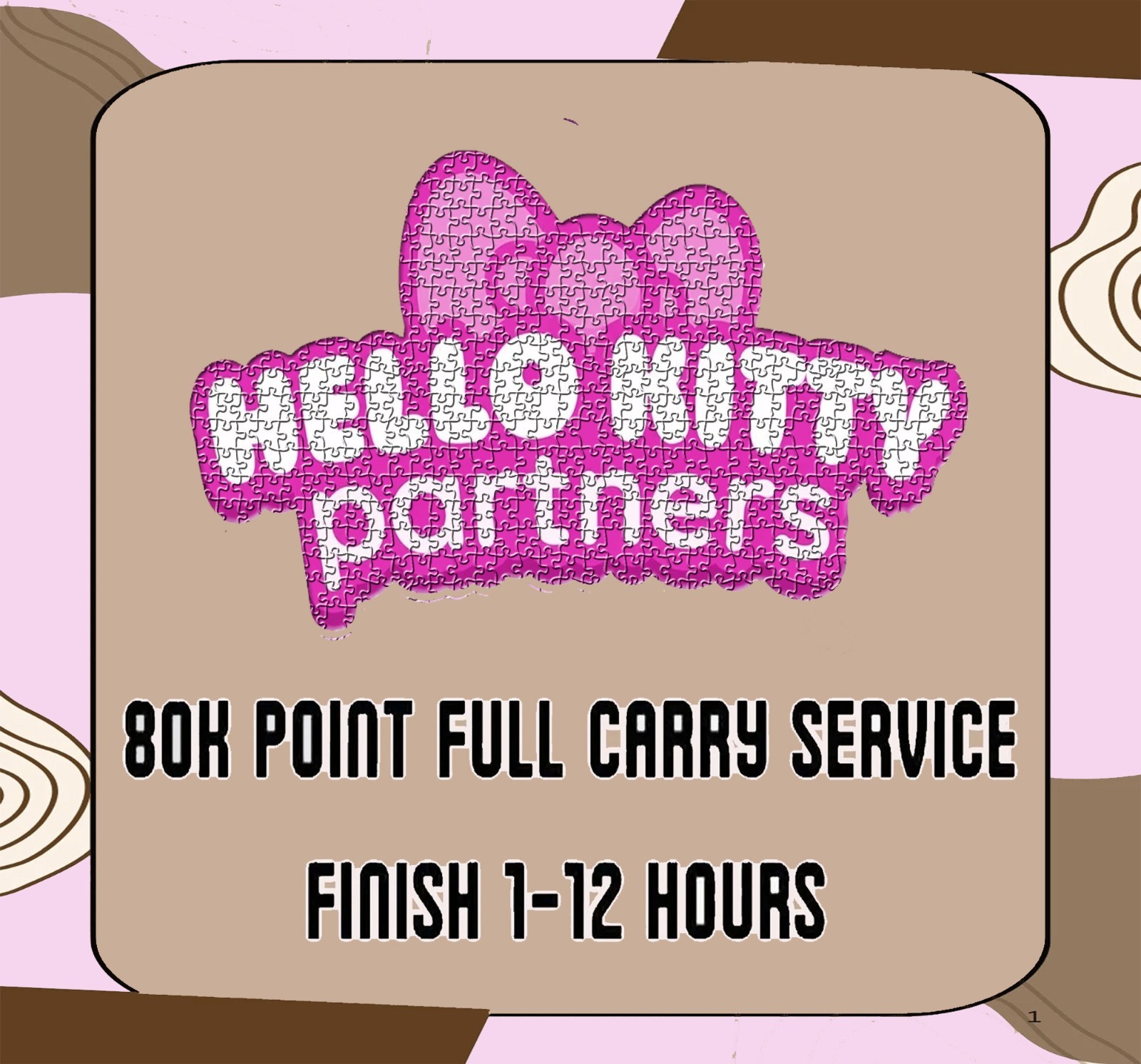 Mono_poly Event Go! Partners on Marc 10th -Full Carry Service-RUSH-1-12 HOURS