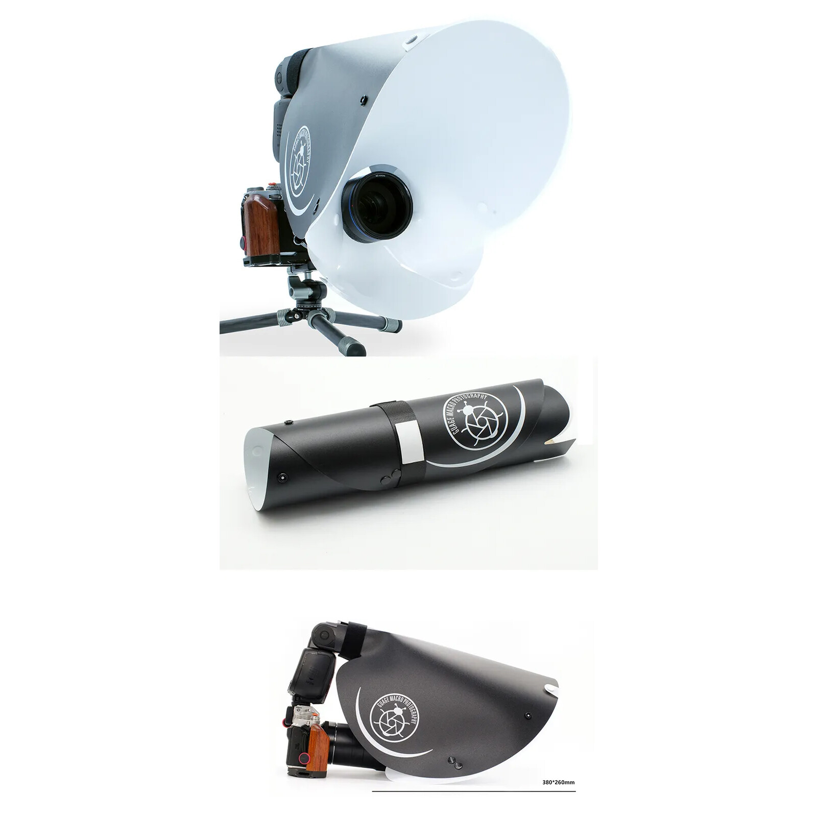 Macro Diffuser Reflector Soft Light Cover For Canon 100 Sony 90 Nikon 105 Lens