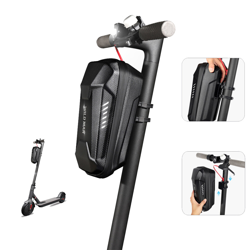 2/3/4L Scooter Front Storage Hanging Bag Waterproof Scooter Handlebar EVA Pack