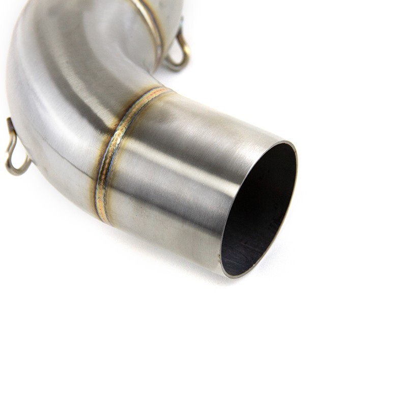 For Kawasaki Ninja ZX6R ZX636 2004-2008 Carbon Muffler Exhaust Link Pipe Slip on