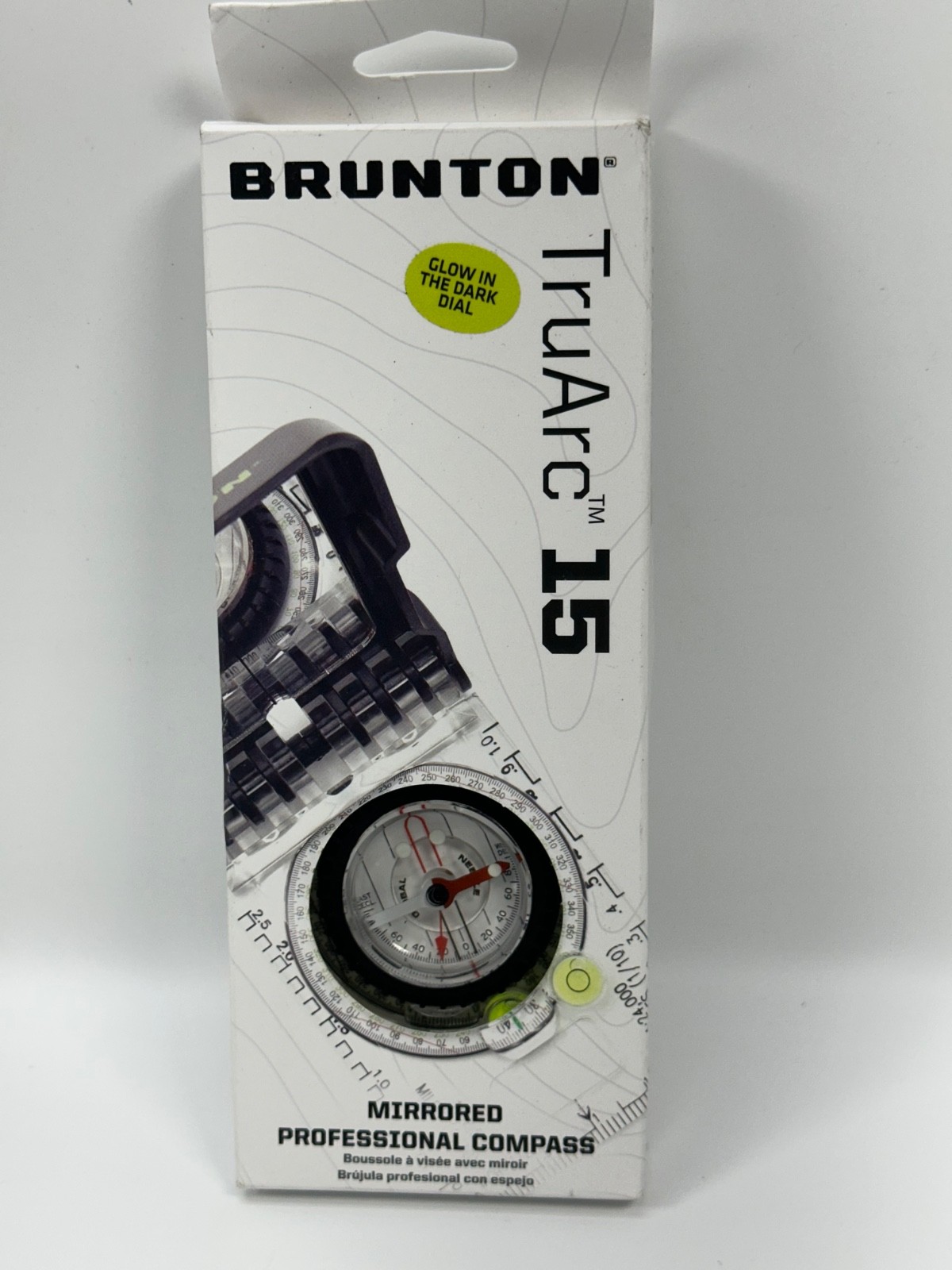 Brunton TruArc 15 Luminous Glow In The Dark Compass