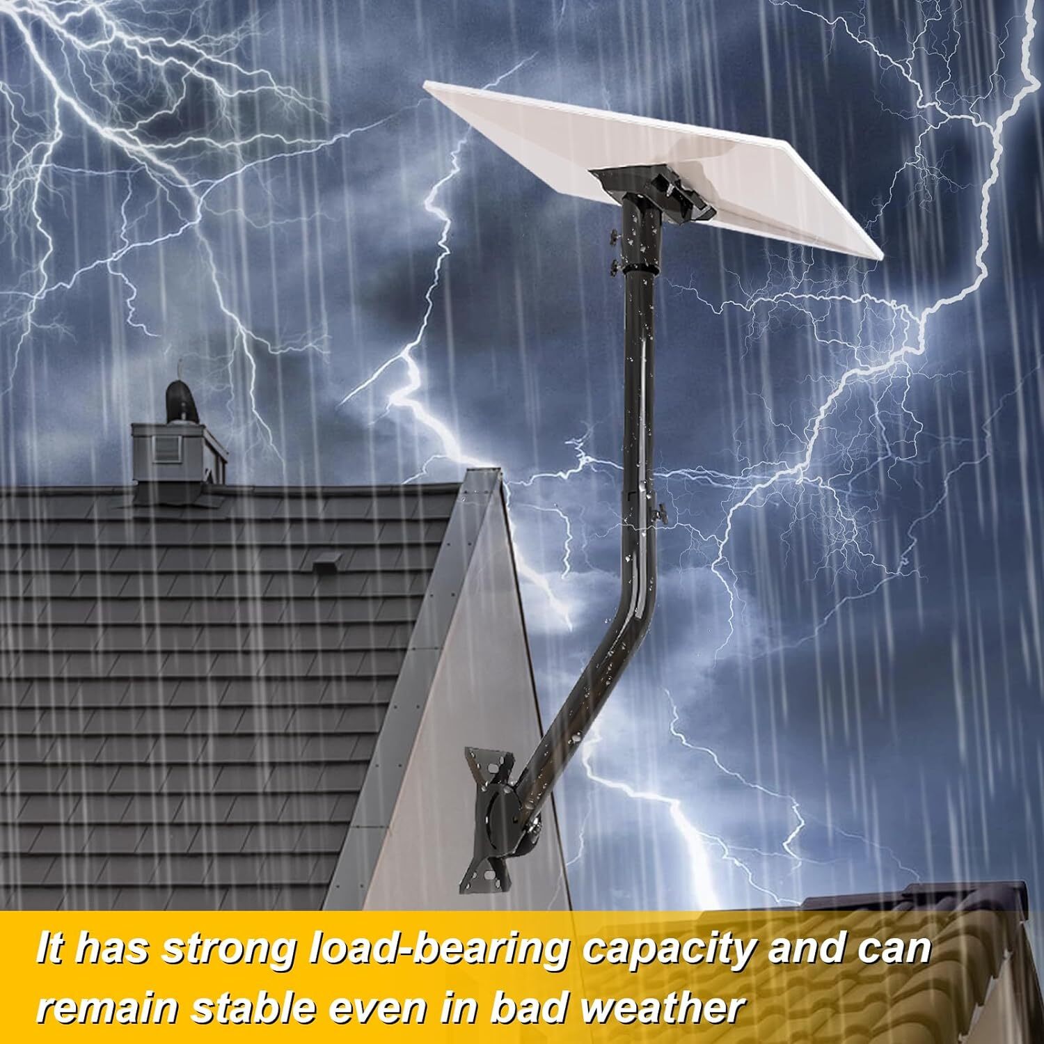 Adjustable Starlink Gen 3 Mount, Starlink Mounting Kit Gen 3, Long Wall Mount