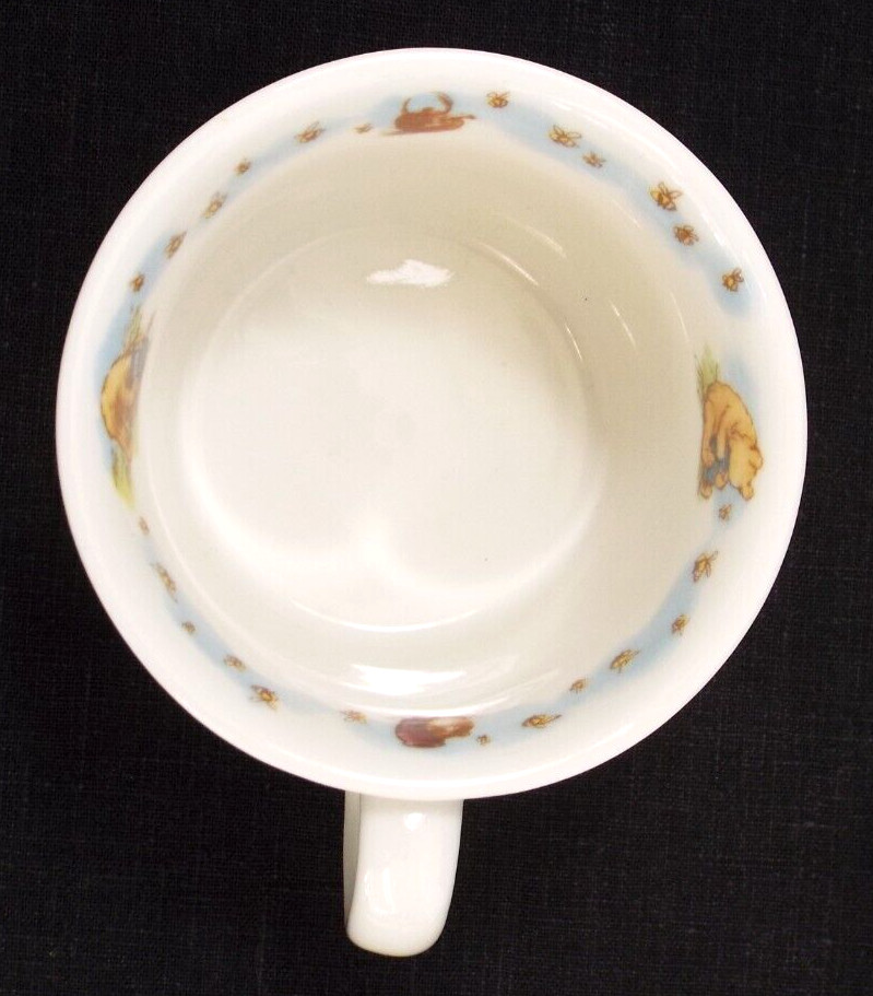 Vintage Winnie the Pooh Piglet Childrens Cup Mug Cereal Bowl Set Royal Doulton