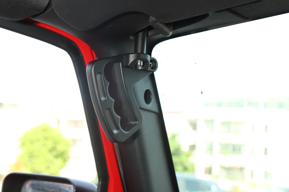 Front Aluminum Grab Handles Grip Handle Bars for Jeep Wrangler JK JKU 2007-2018