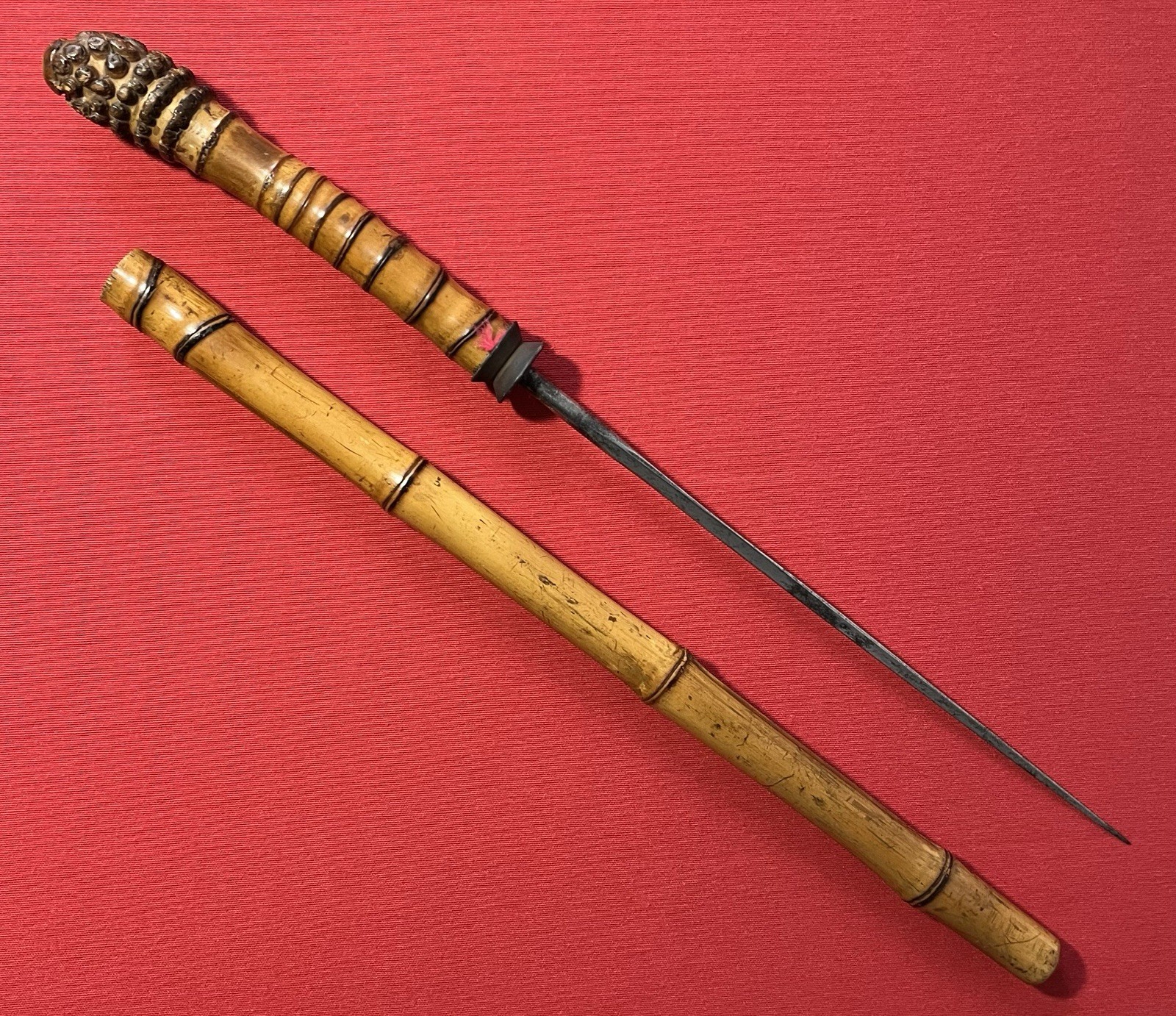 Original 19th Century Bamboo Sword / Swordstick - Swagger Stick