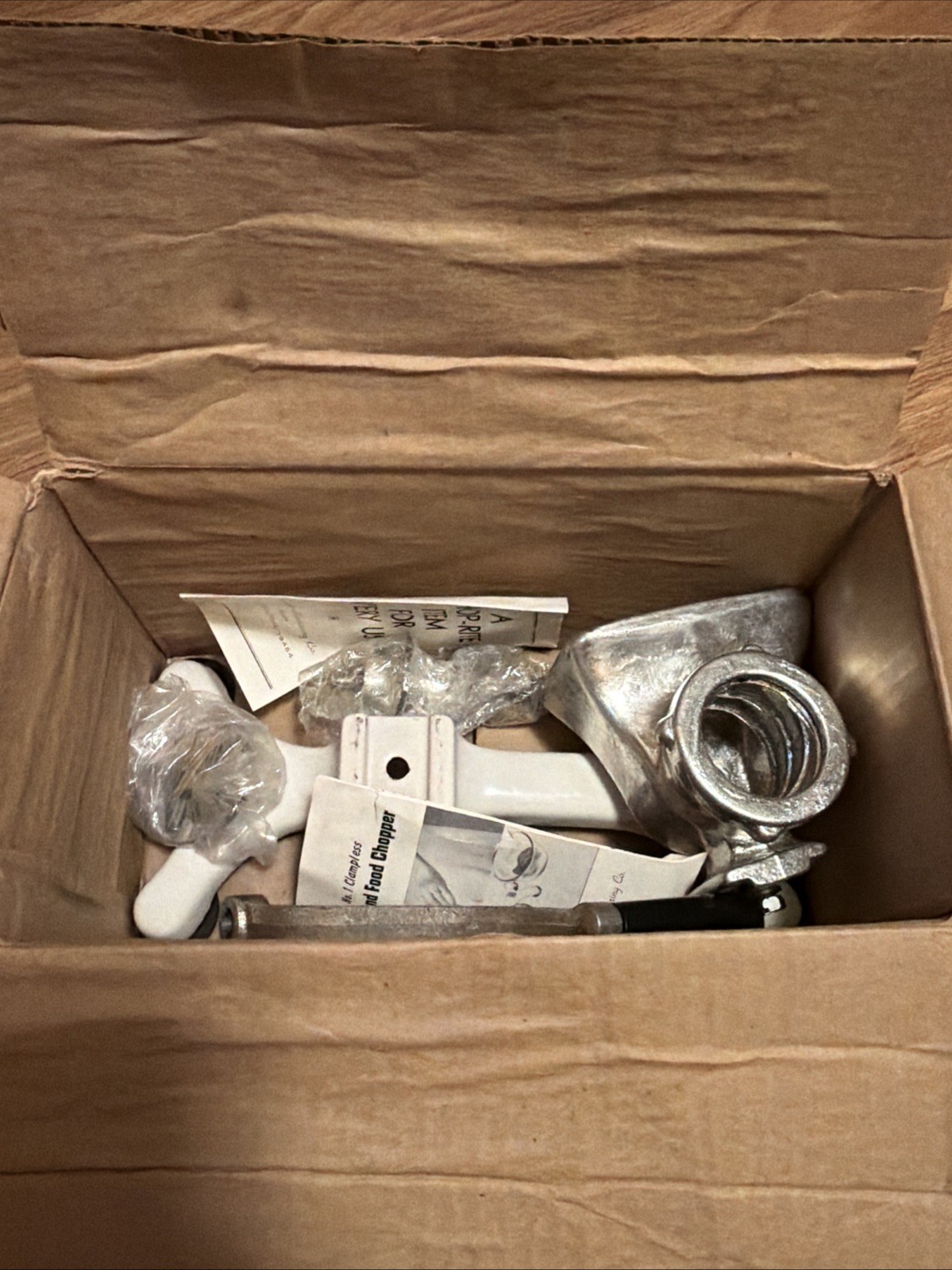 Chop-Rite MFG #1 Meat & Food Chopper Clampless Counter Top Tool In Box USA Made