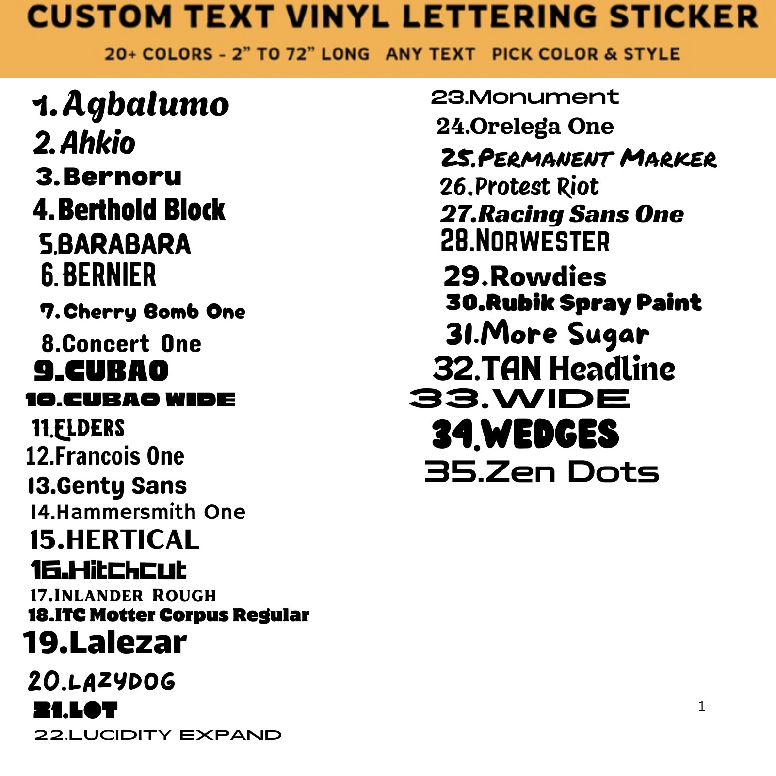 Custom Text Vinyl Lettering Sticker Decal Personalized Any Text - Any Name - [xx